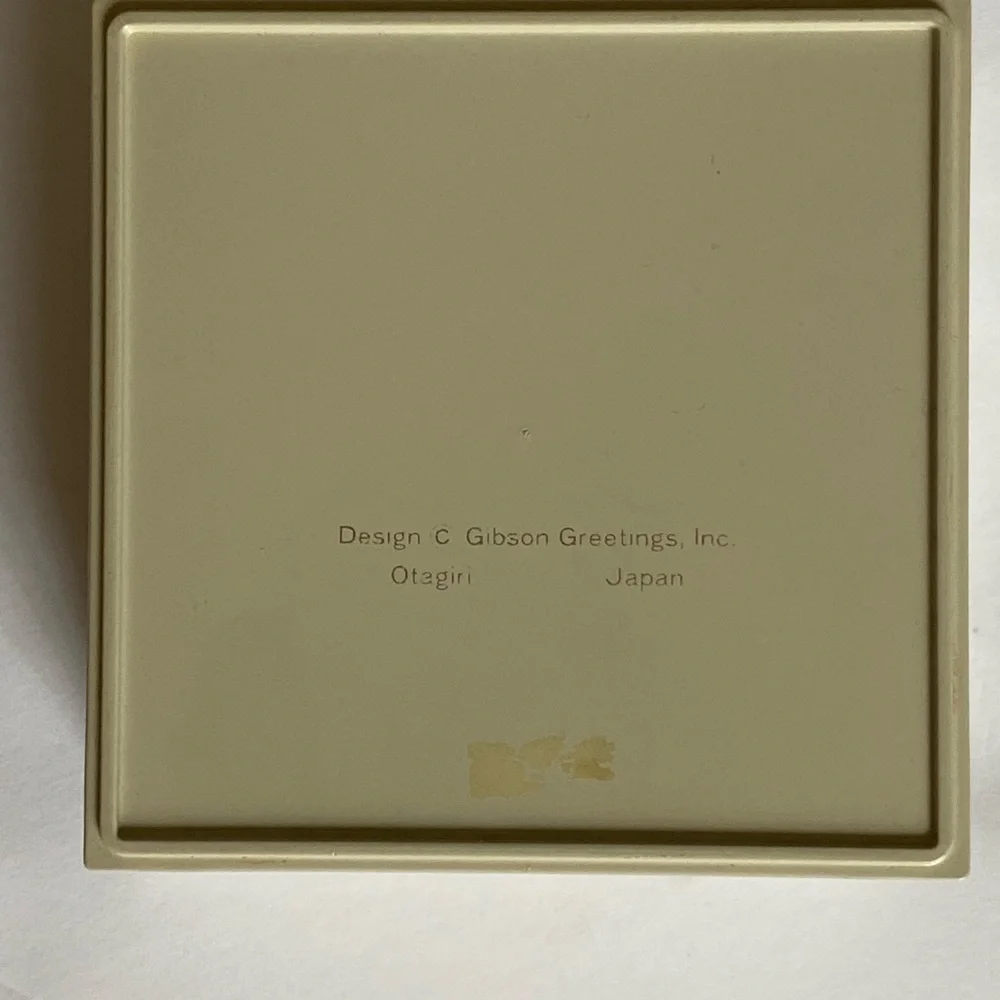 Vintage Otagiri Japan Coasters Design by Gibson Greetings Set of 4
